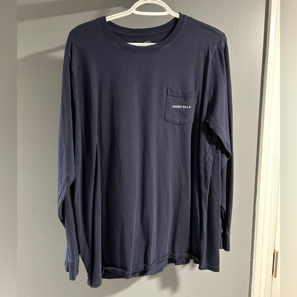 Ivory Ella Women’s Dark Blue Long Sleeve Tee
